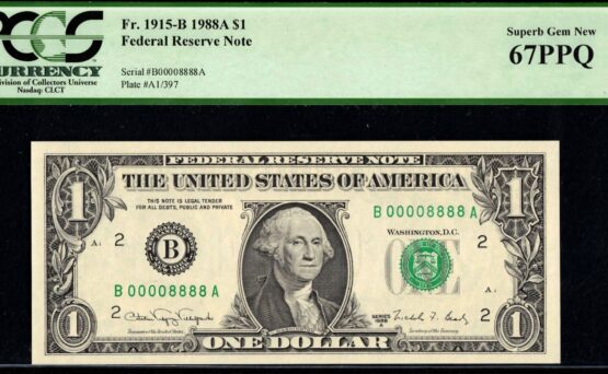 1988A $1 FRN B00008888A 67Q