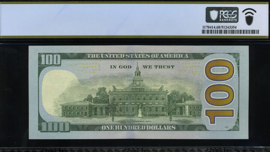 2017A $100 FRN PF00055555P 68PPQ