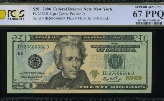 $20 26666662/26666666 SET 66-67Q