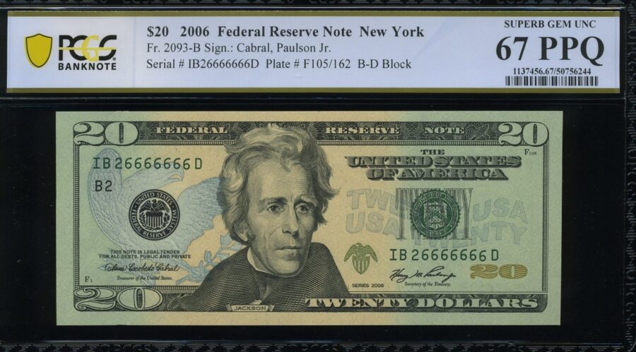 $20 26666662/26666666 SET 66-67Q