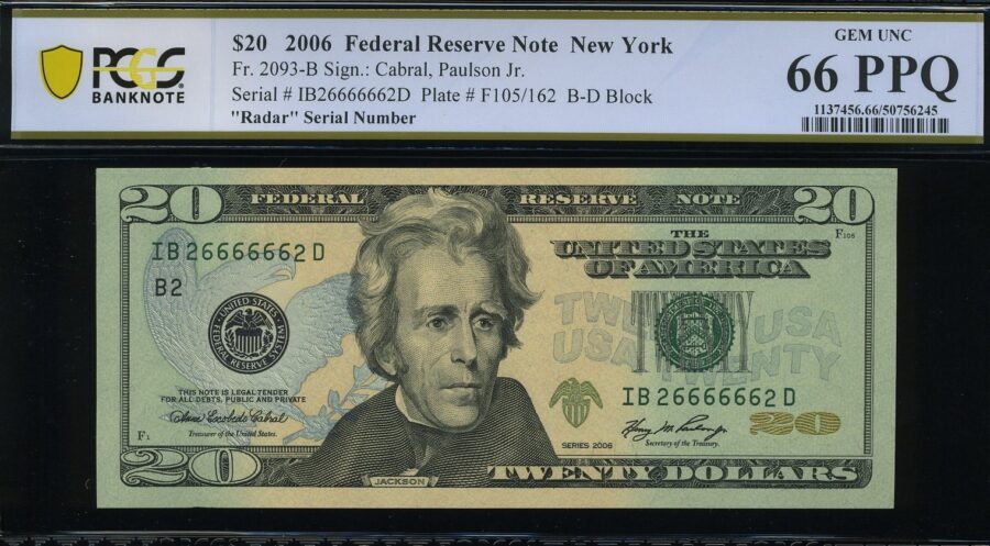 $20 26666662/26666666 SET 66-67Q