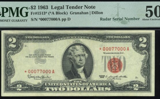 1963 $2 L.T *00077000A PMG #50