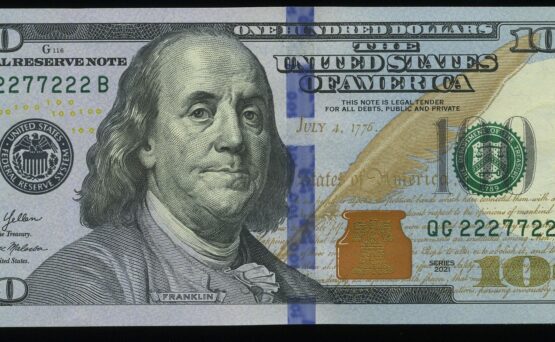 2021 $100 FRN QG22277222B