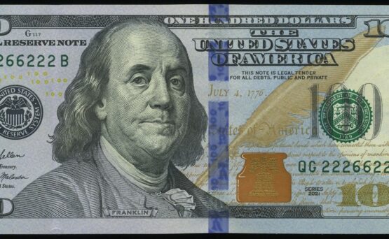 2021 $100 FRN QG22266222B