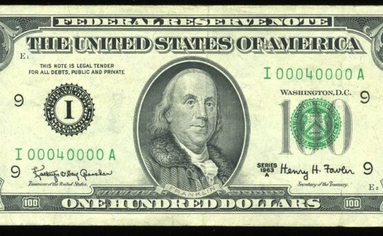 1963A $100 FRN I00040000A