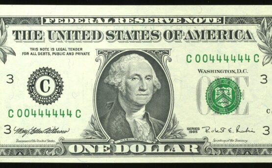 1995 $1 FRN C00444444C