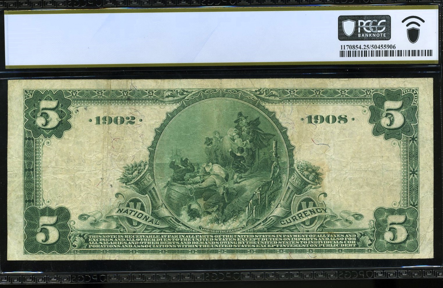 1902 $5 NB OF CATASAUQUA PA