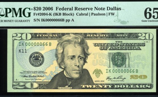 2006 $20 FRN IK00000066B 65Q