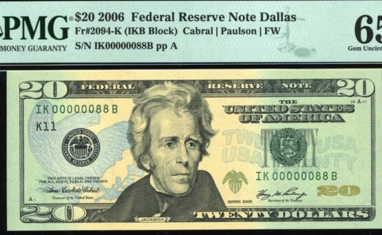 2006 $20 FRN IK00000088B 65Q