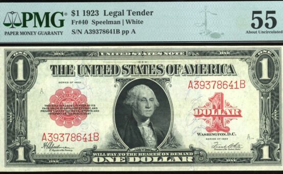 FR-40 1923 $1 L.T A39378641B 55Q