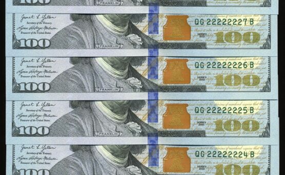 #9 2021 $100 FRNS 22222220-9