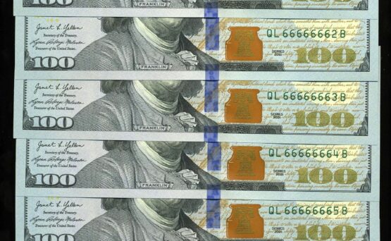 #9 2021 $100 FRNS 66666660-9