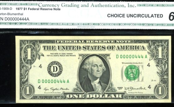 1977 $1 FRN D00000444A #64