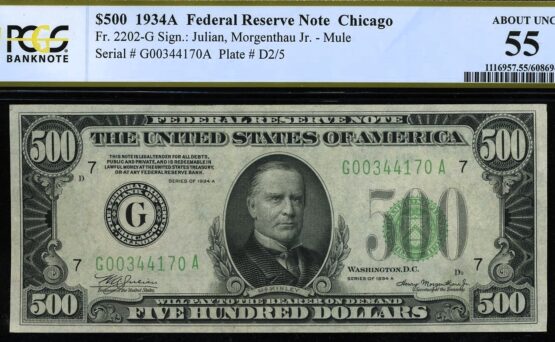 1934A $500 FRN G00344170A #55