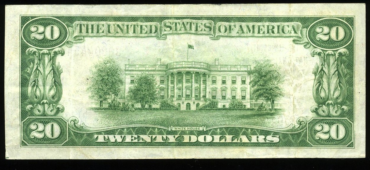 1929 $20 ELK NB RIDGEWAY PA
