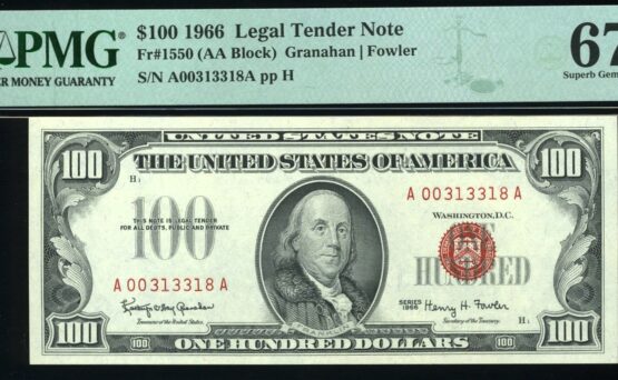 1966 $100 L.T A00313318A 67Q