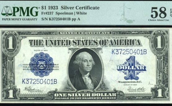 FR-237 1923 $1 S.C K37250401B 58Q