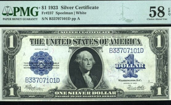 FR-237 1923 $1 S.C B33707101D 58Q