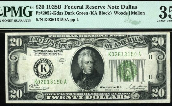 1928B $10 FRN K02613150A #35