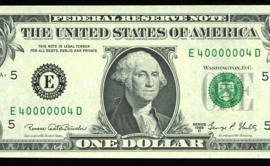 1969D $1 FRN E40000004D RADAR
