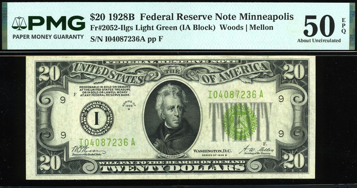 1928B $20 FRN MINNEAPOLIS #50Q
