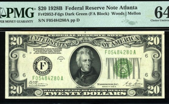 1928B $20 FRN ATLANTA #64
