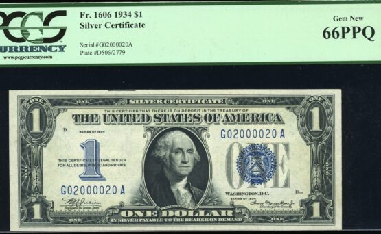 1934 $1 S.C G02000020A 66Q