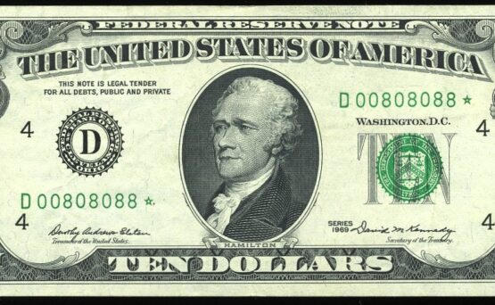 1969 $10 FRN D00808088*