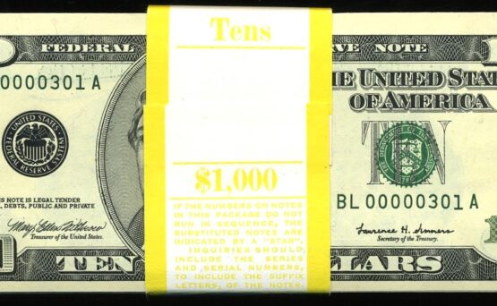 1999 $10 FRN BL0000301-400A PACK
