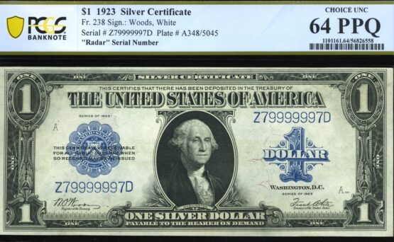 FR‑238 1923 $1 S.C Z79999997D 64Q