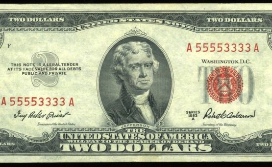 1953A $2 L.T A55553333A QUAD X2