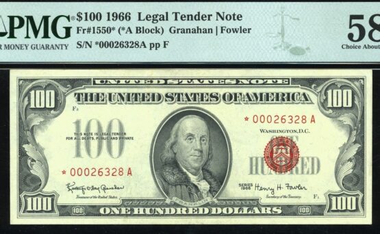 1966 $100 L.T *00026328A #58Q