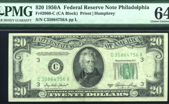 1950A $20 FRN PHILA #64Q