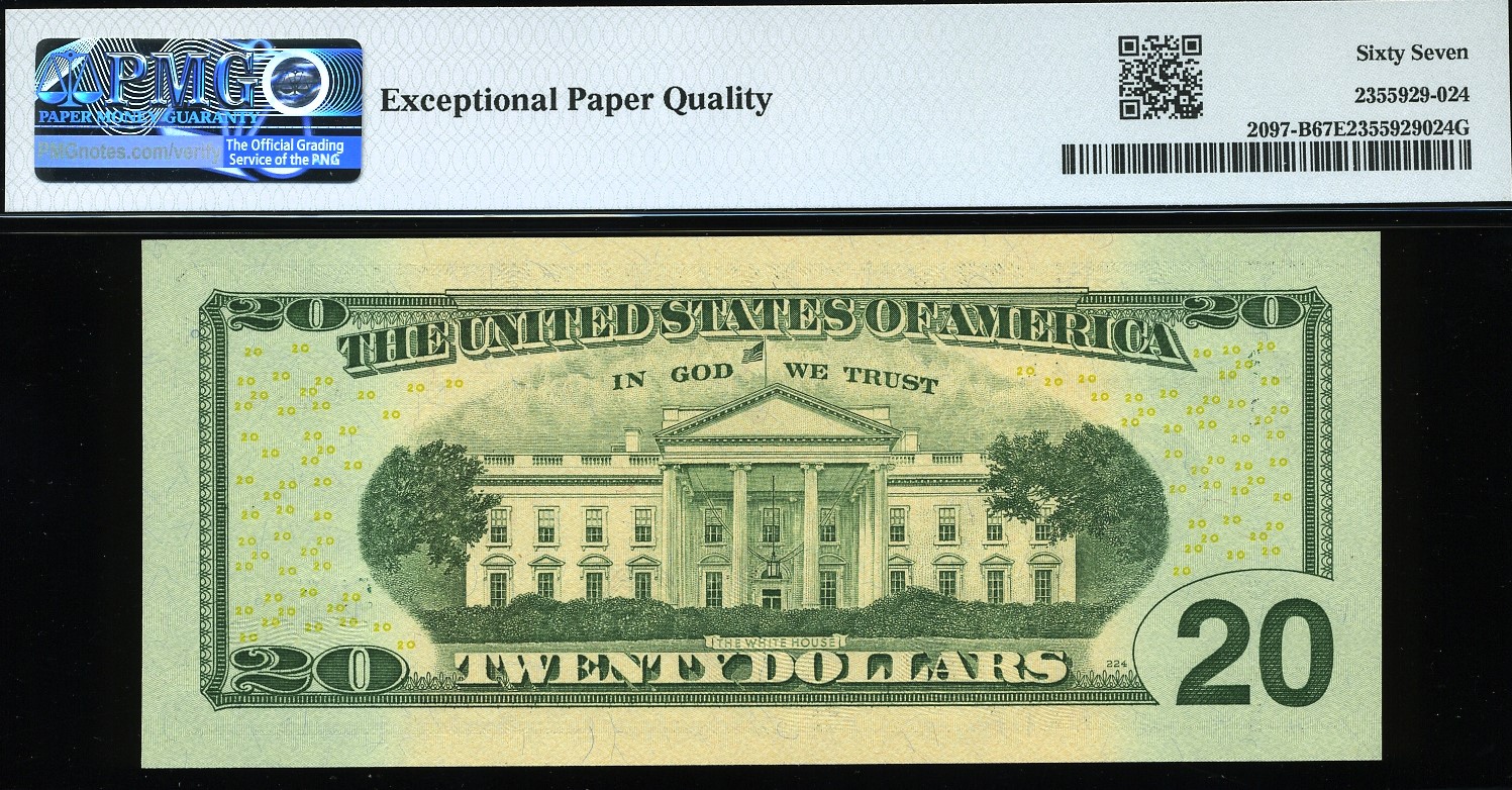 2013 $20 FRN MB00000054E #67Q