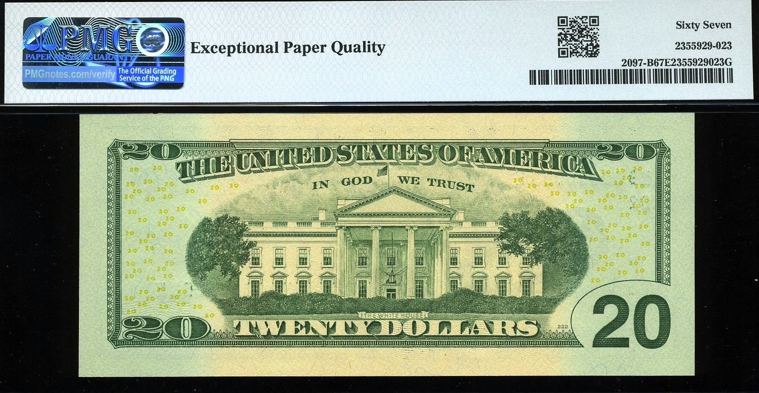 2013 $20 FRN MB00000053E #67Q