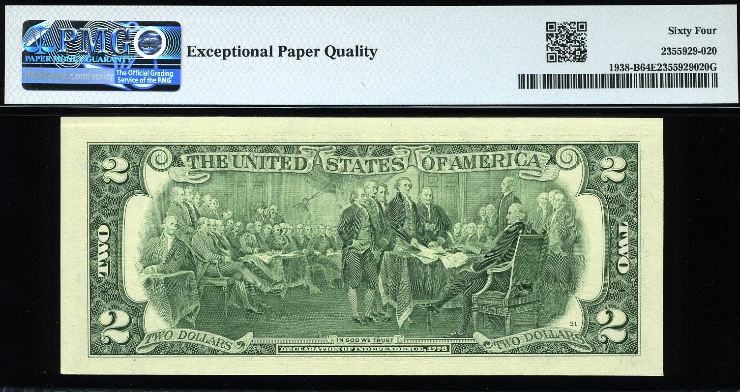 2003A $2 FRN B04030201A 64EPQ