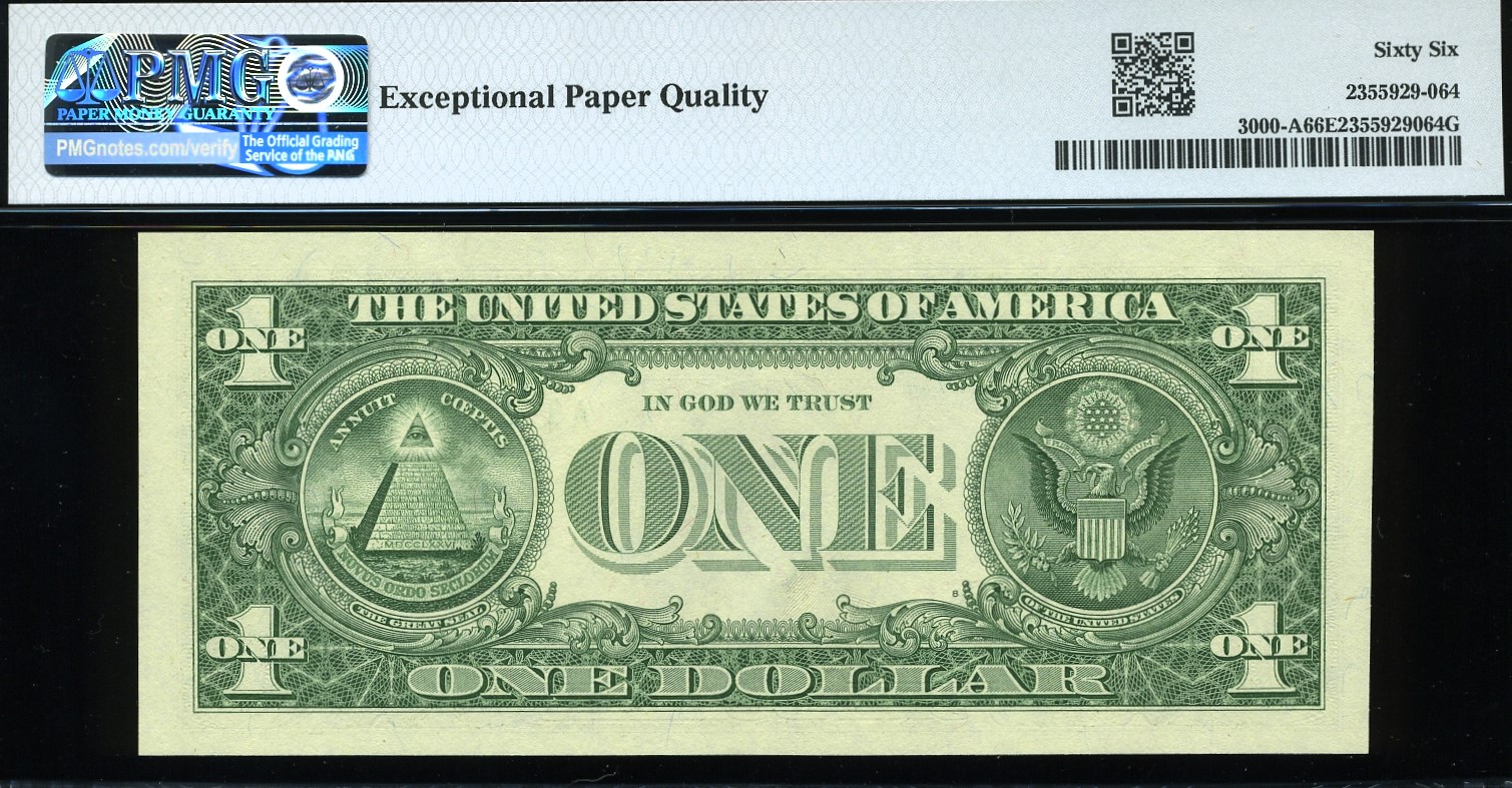 2009 $1 FRN A11111114A #66EPQ