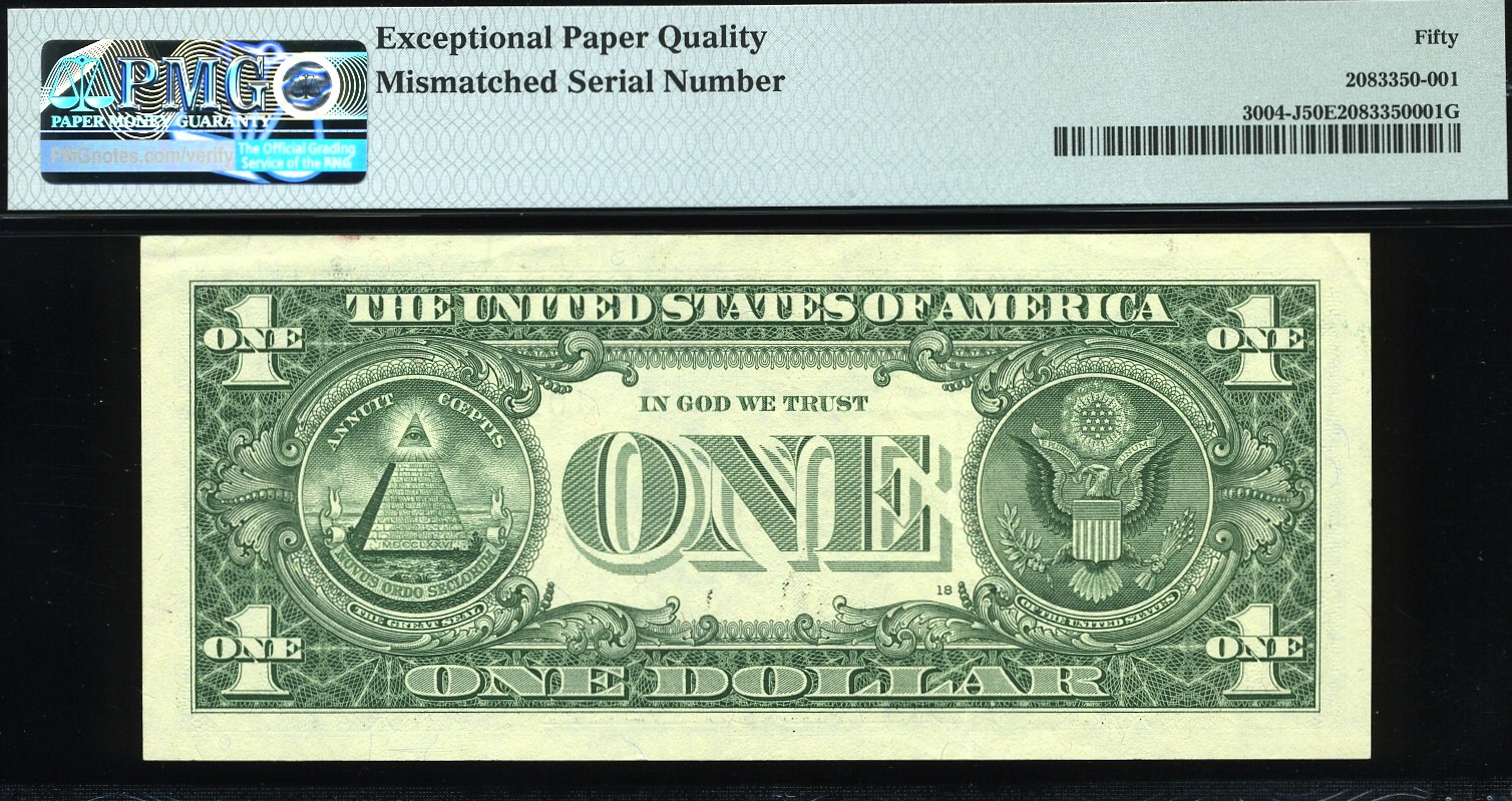 2017 $1 FRN GREEN SQUARE 50Q