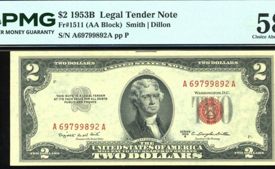 1953B $2 L.T A69799892A #58EPQ