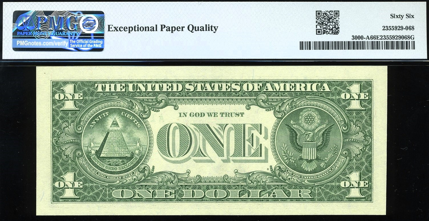 2009 $1 FRN A11111118A #66EPQ