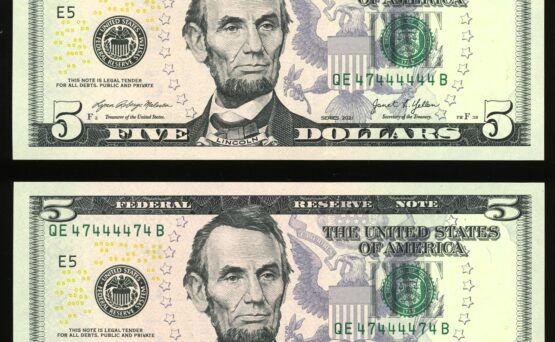 2021 $5 FRN RADAR/7 OF A KIND