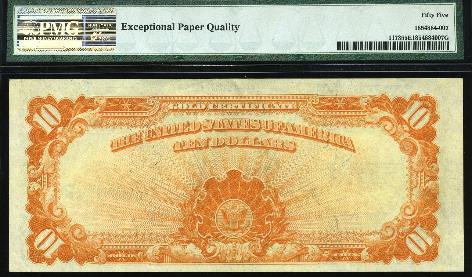 FR-1173 1922 $10 GOLD #55EPQ