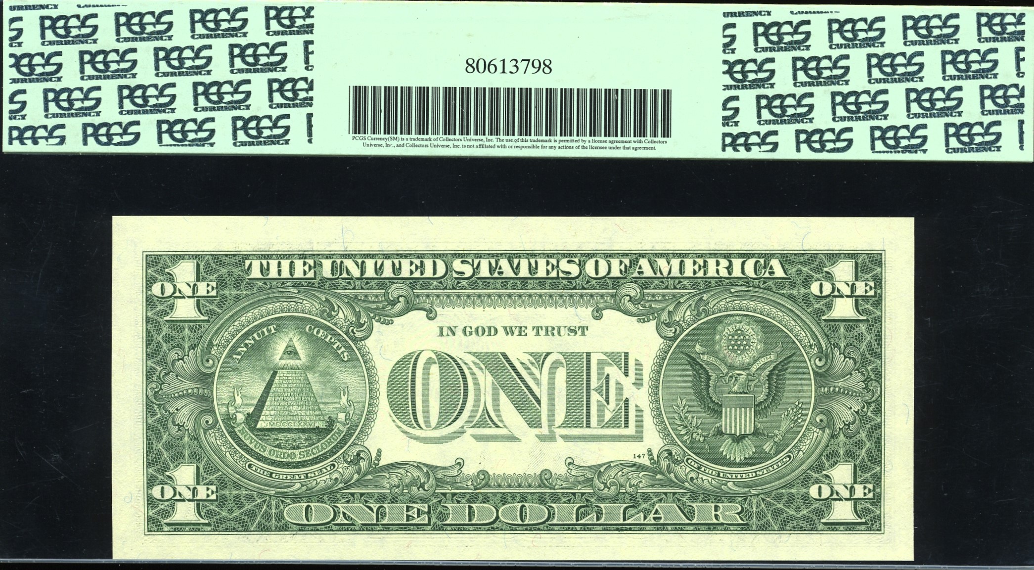 2003A $1 FRN E11111100E #64Q