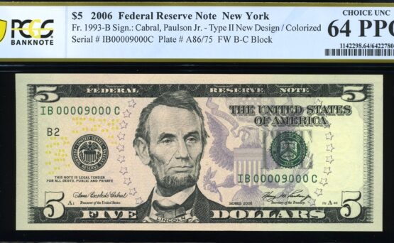 2006 $5 FRN IB00009000C 64Q