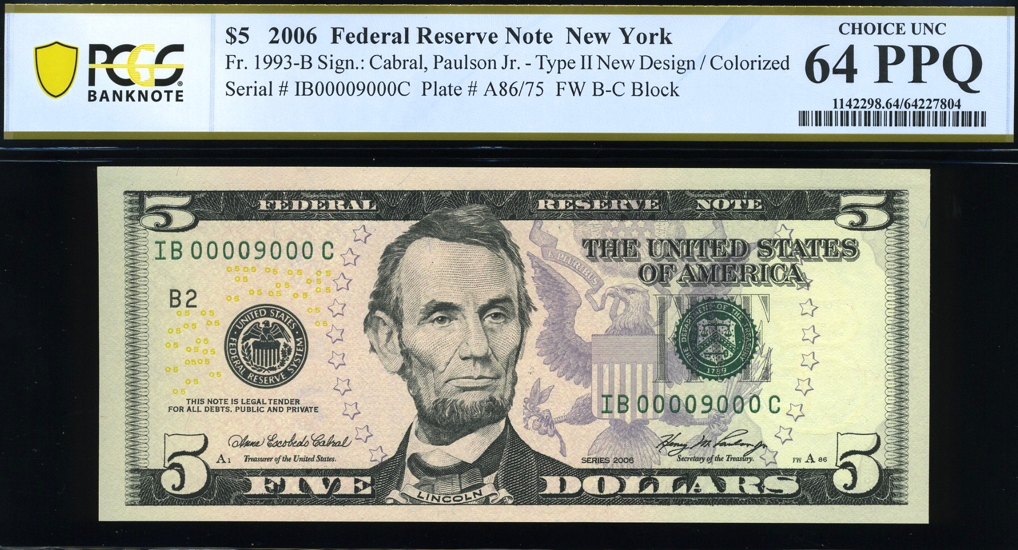 2006 $5 FRN IB00009000C 64Q