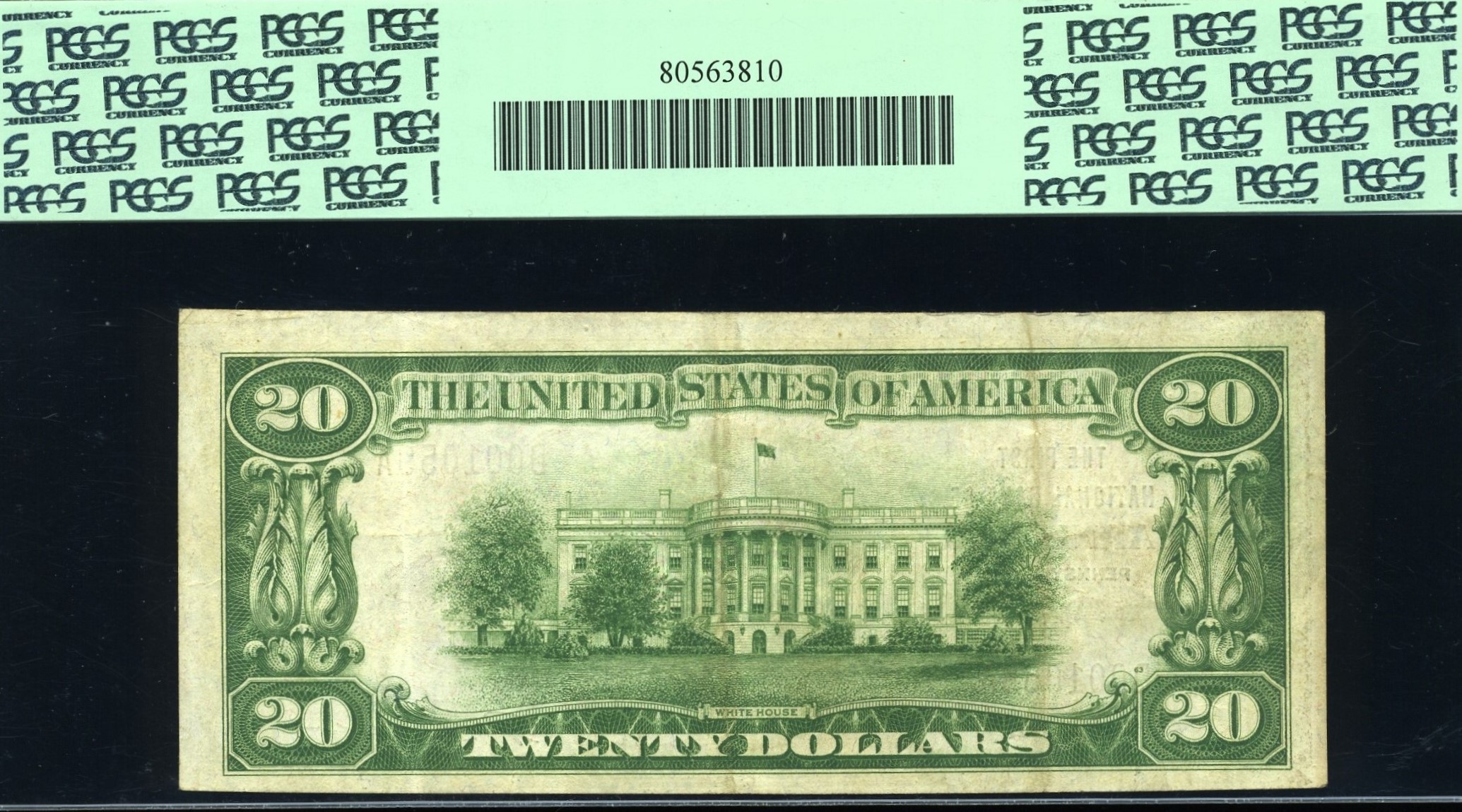 1929 $20 1ST NB BARNESBORO PA