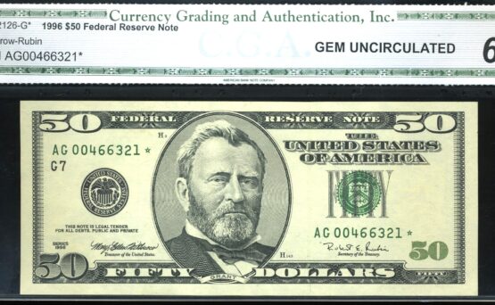 1996 $50 FRN CHICAGO STAR 67