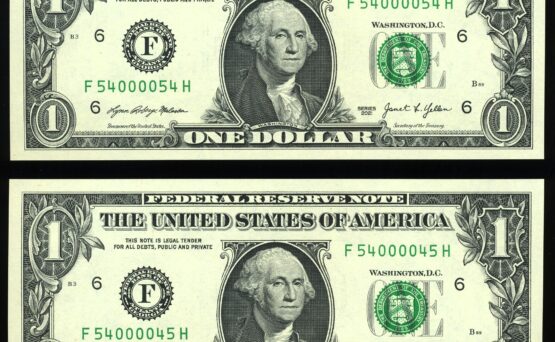 2021 $1 F54000045H-F54000054H