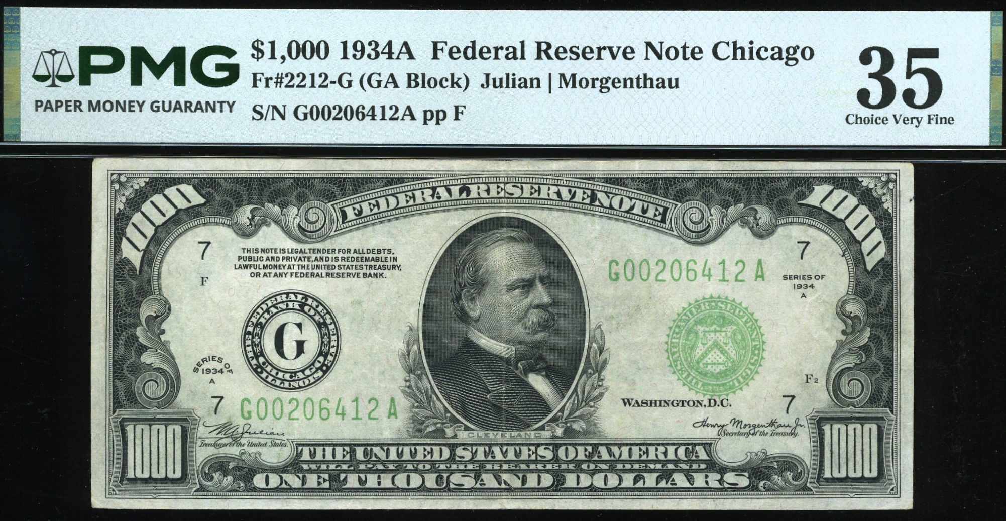 1934A $1000 FRN CHICAGO #35