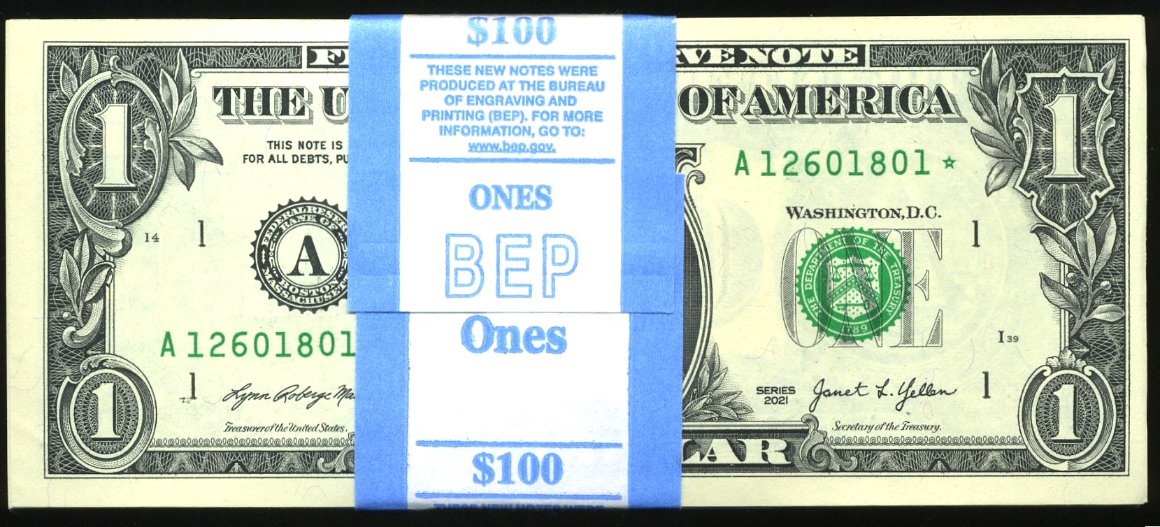 2021 $1 BOSTON STAR PACK